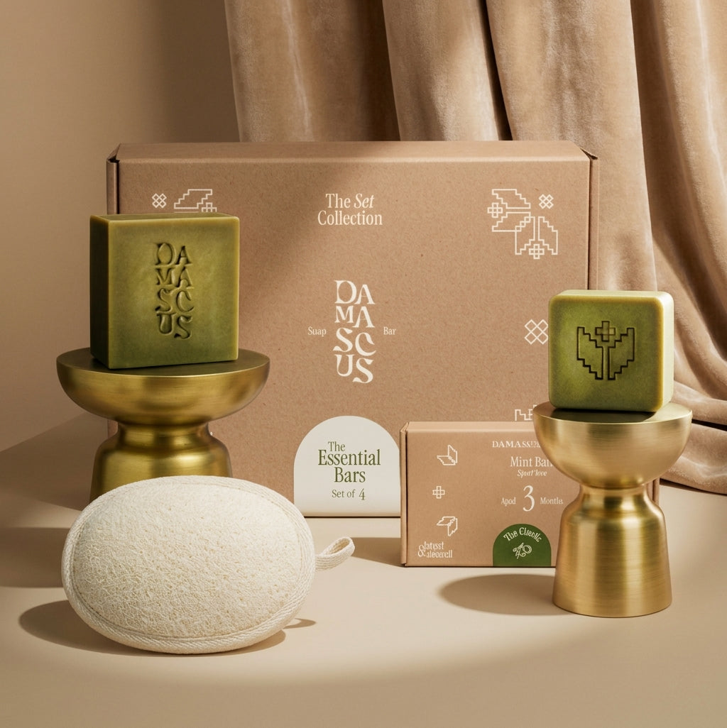 The Essential Bars (Set of 4) + Mini Set (Set of 2) + Loofah Bundle