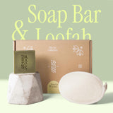 Soap Bar & Loofah Set